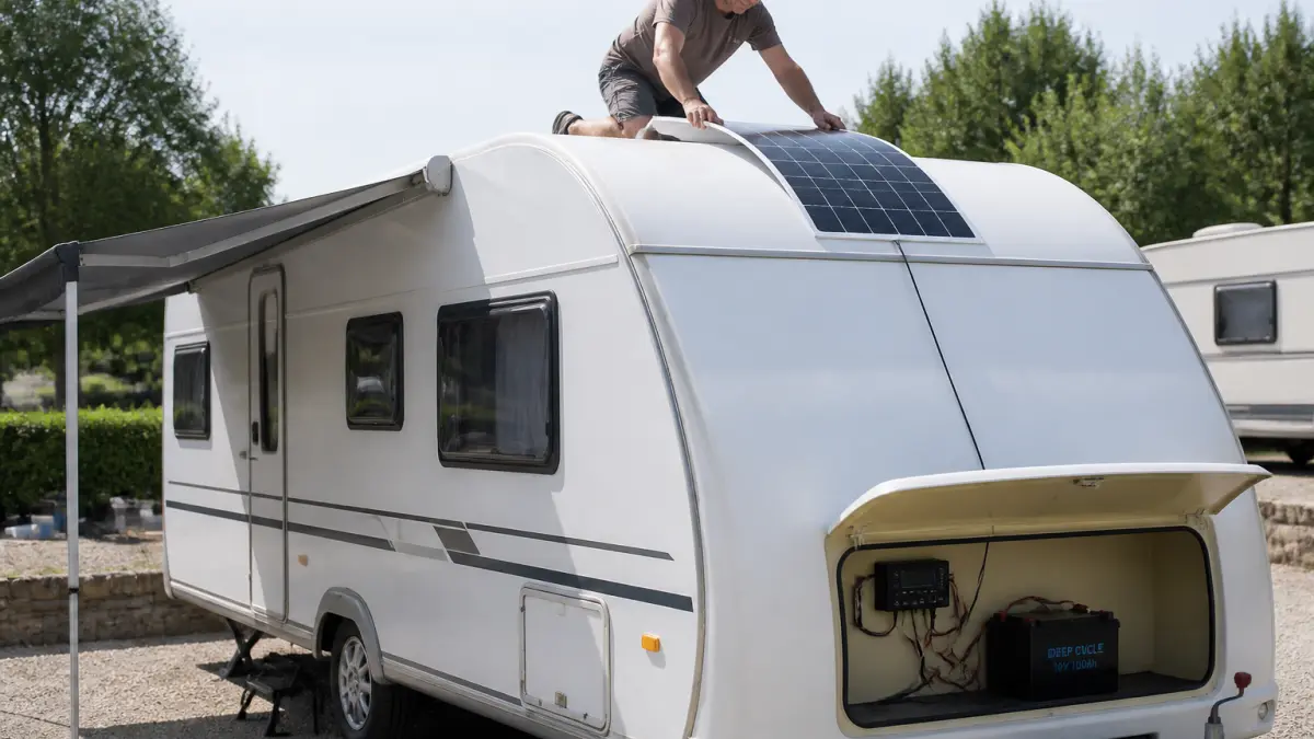 Panneaux solaires pour caravane : quel kit choisir et comment l'installer ?