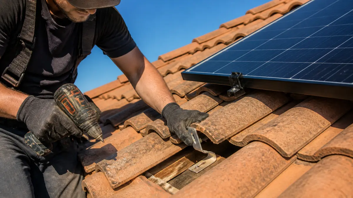 Comment fixer des panneaux solaires sur tuiles sans casser l'étanchéité ?