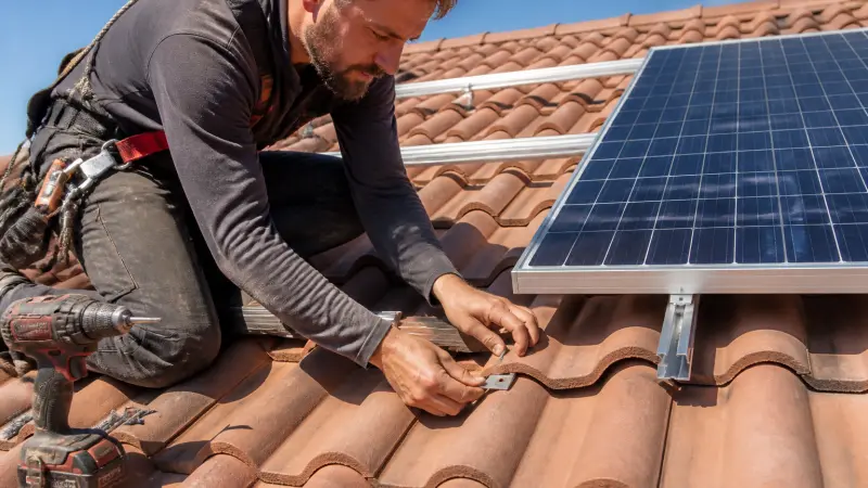 Comment fixer des panneaux solaires sur tuiles sans casser l'étanchéité ?